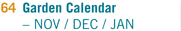 Garden Calendar
